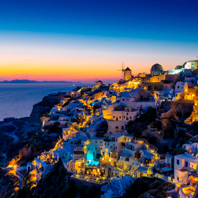 Luna de miel en Santorini