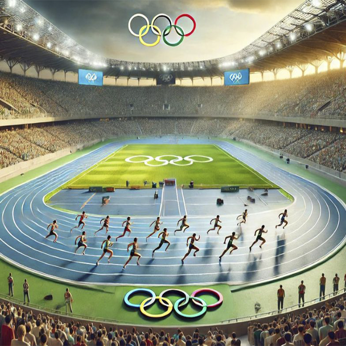 juegos-olimpicos-de-paris-2024-pista-de-carreras-y-logo